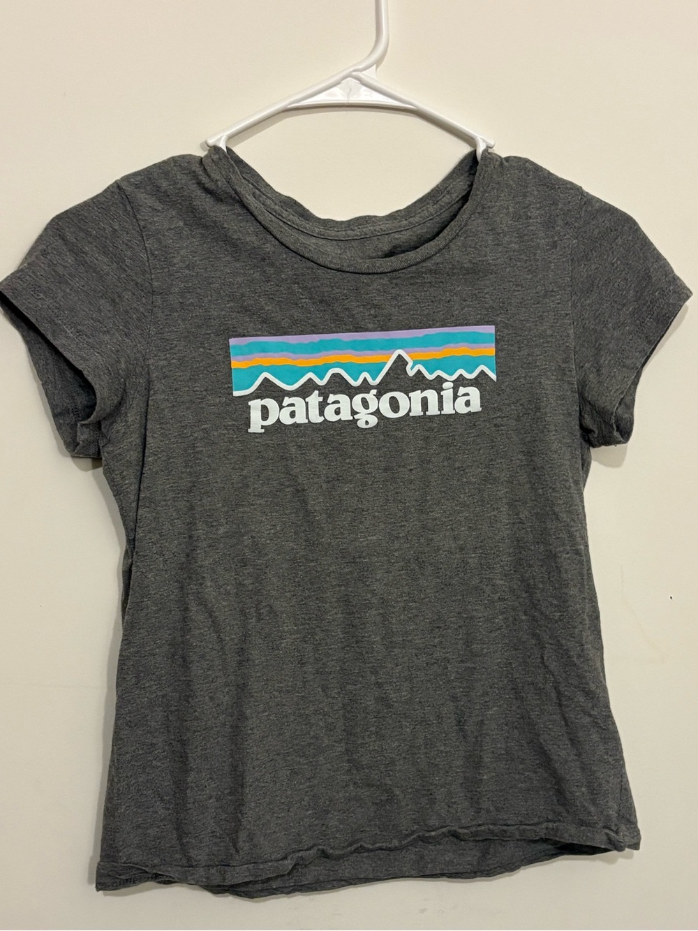 Patagonia Women's Gray Logo Tee - Short Sleeve - Medium